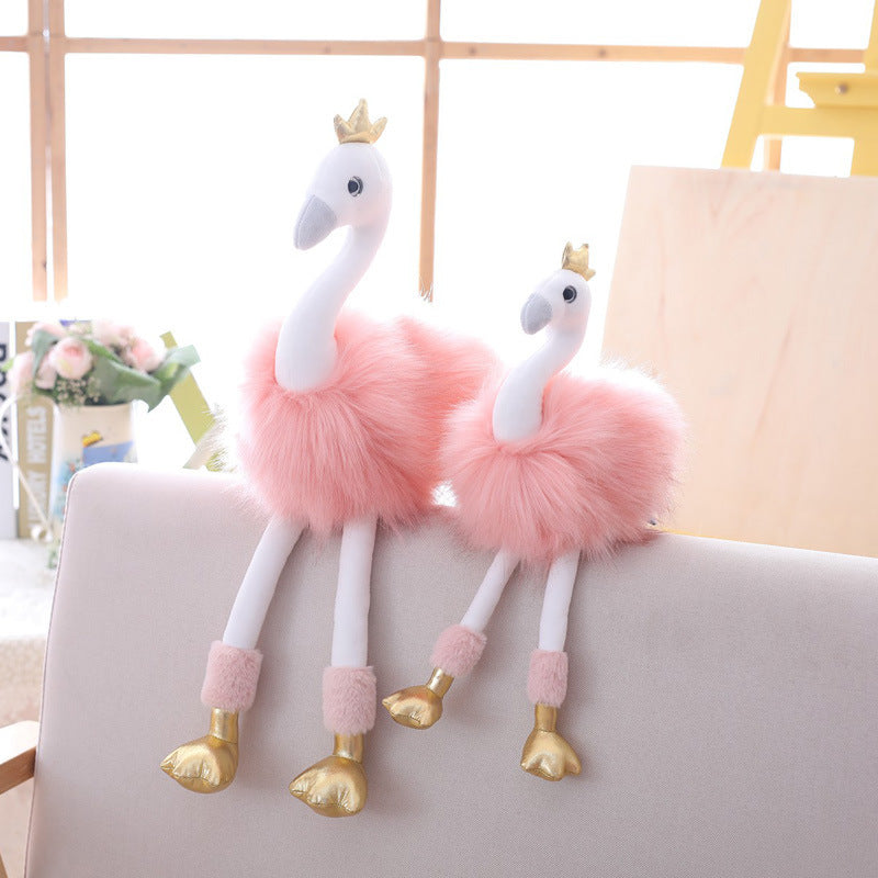 Flamingo doll plush toy