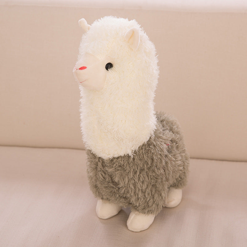 Creative animal toy sheep cashmere wool pillow doll cute dolls doll birthday gift horse alpaca