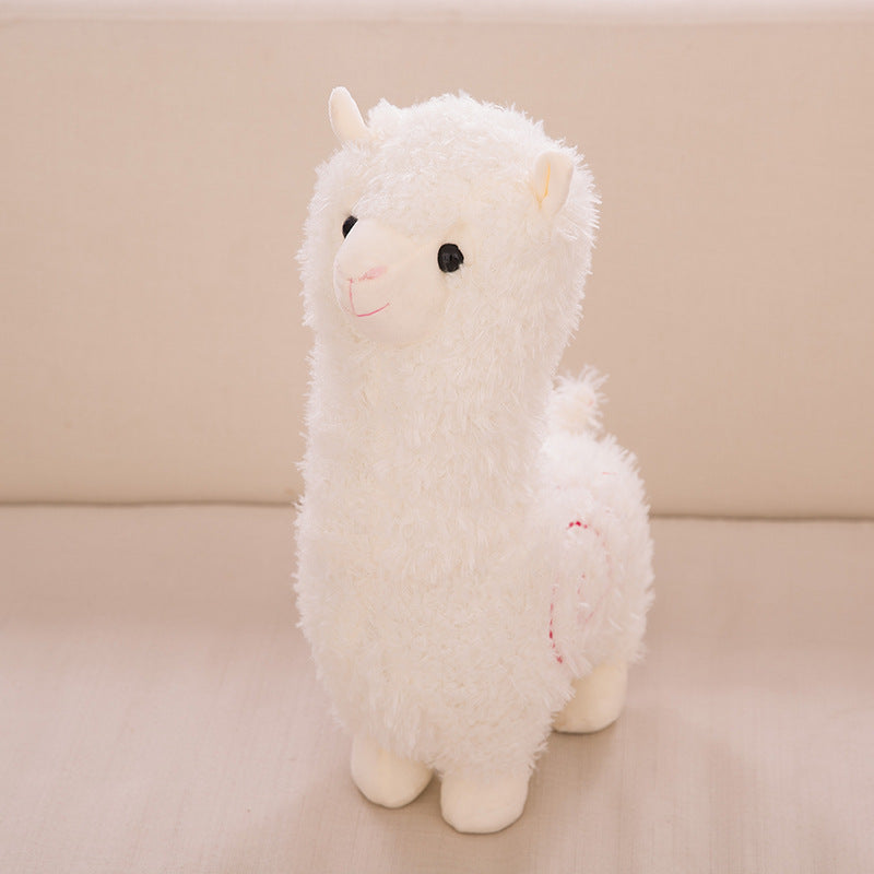 Creative animal toy sheep cashmere wool pillow doll cute dolls doll birthday gift horse alpaca