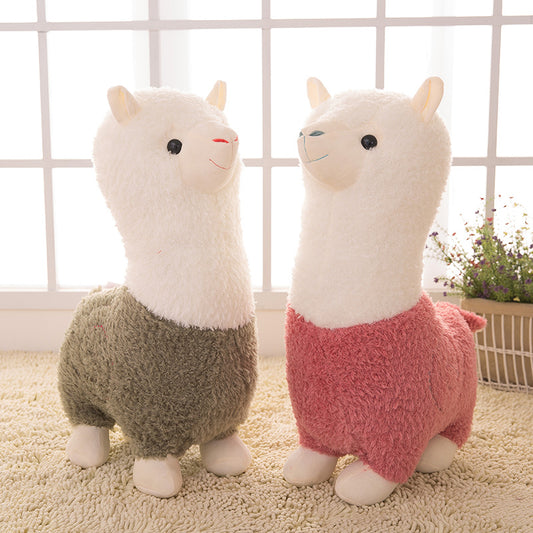 Creative animal toy sheep cashmere wool pillow doll cute dolls doll birthday gift horse alpaca