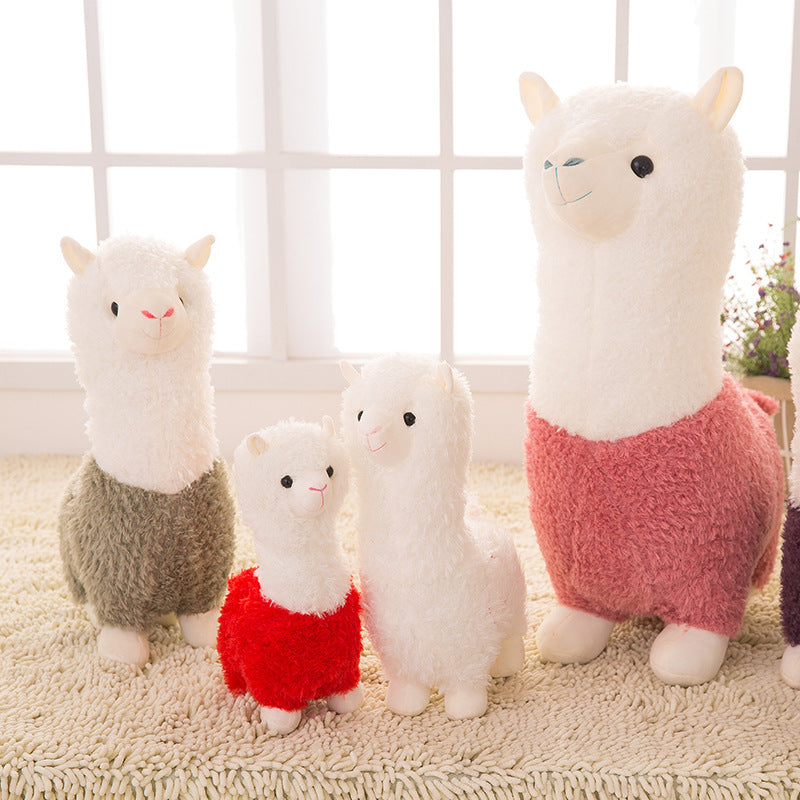 Creative animal toy sheep cashmere wool pillow doll cute dolls doll birthday gift horse alpaca