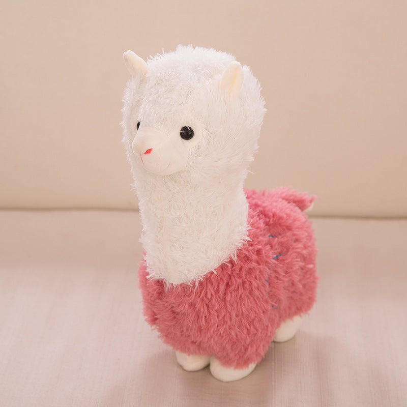 Creative animal toy sheep cashmere wool pillow doll cute dolls doll birthday gift horse alpaca