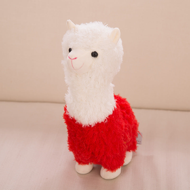 Creative animal toy sheep cashmere wool pillow doll cute dolls doll birthday gift horse alpaca