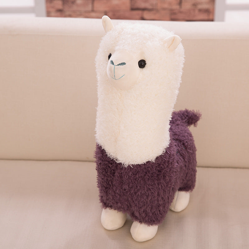 Creative animal toy sheep cashmere wool pillow doll cute dolls doll birthday gift horse alpaca