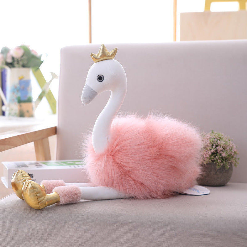 Flamingo doll plush toy