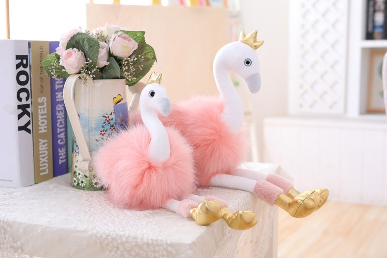 Flamingo doll plush toy