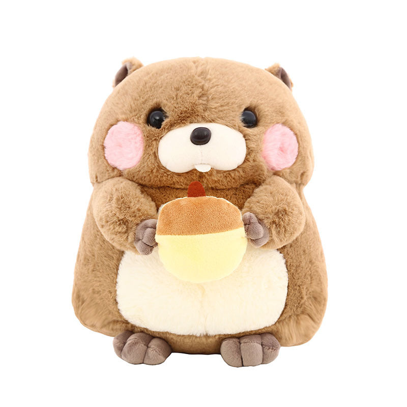 Direct Selling Cartoon Cute Groundhog Plush Toy Doll Shopping Mall Doll Machine Doll Wholesale Custom Large Discount