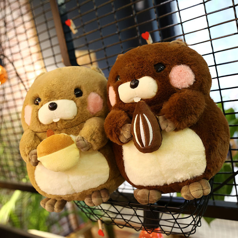 Direct Selling Cartoon Cute Groundhog Plush Toy Doll Shopping Mall Doll Machine Doll Wholesale Custom Large Discount