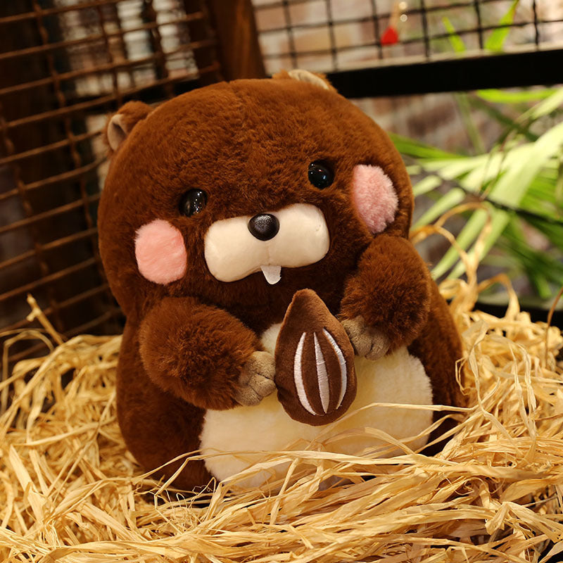 Direct Selling Cartoon Cute Groundhog Plush Toy Doll Shopping Mall Doll Machine Doll Wholesale Custom Large Discount