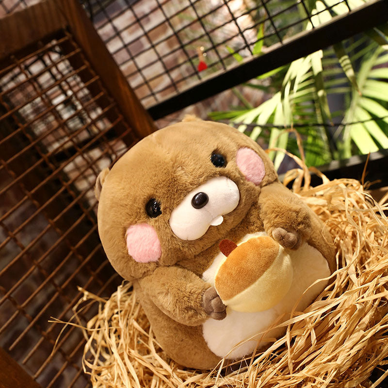 Direct Selling Cartoon Cute Groundhog Plush Toy Doll Shopping Mall Doll Machine Doll Wholesale Custom Large Discount