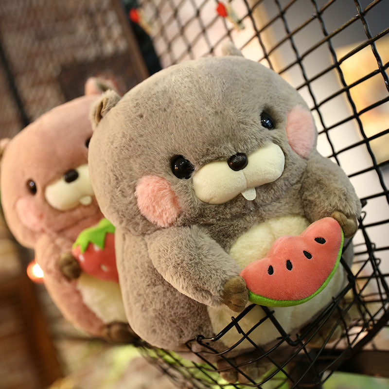 Direct Selling Cartoon Cute Groundhog Plush Toy Doll Shopping Mall Doll Machine Doll Wholesale Custom Large Discount