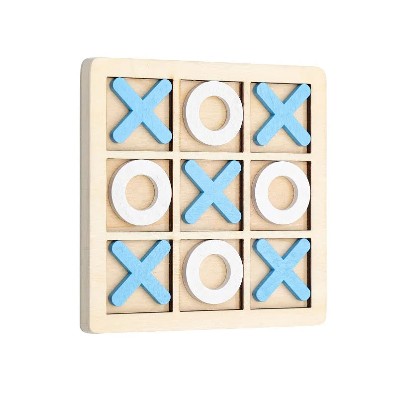 Montessori Play Game Wooden Toy Mini Chess Interaction Puzzle Training Brain Learing Early Educational Toys For Children Kids