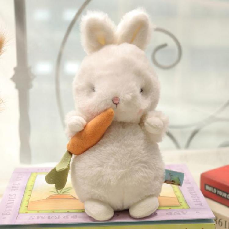 Cute Fluffy Bunny Plushies Stuffed Soft Baby Appease Toy Long Plush Hug Star Carrot Rabbit