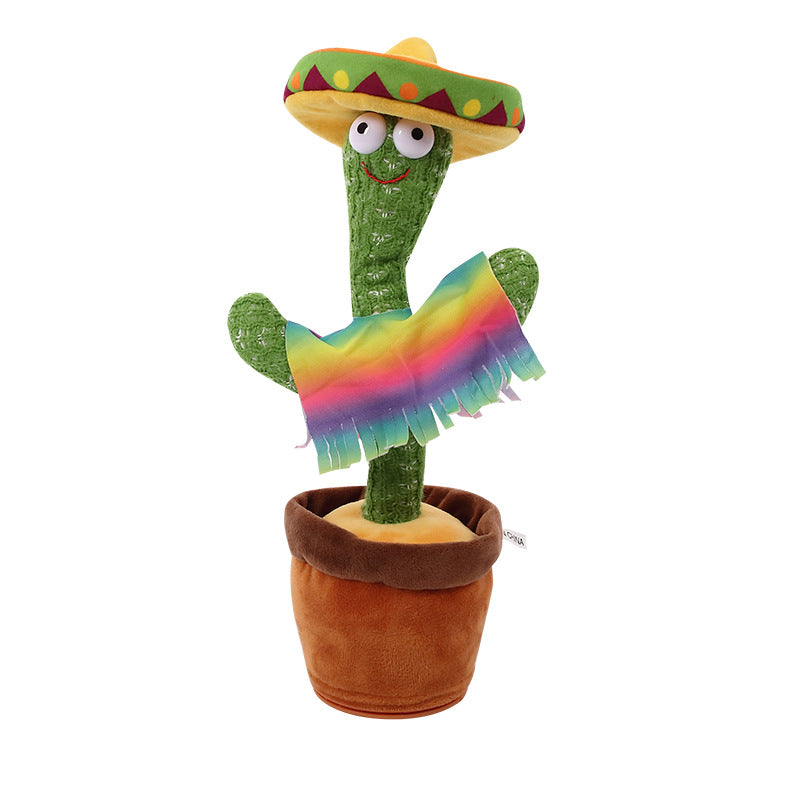 Cactus Plush Toy Electronic Shake Dancing Toy With The Song Plush Cute Dancing Cactus Early Childhood Education Toy For Children