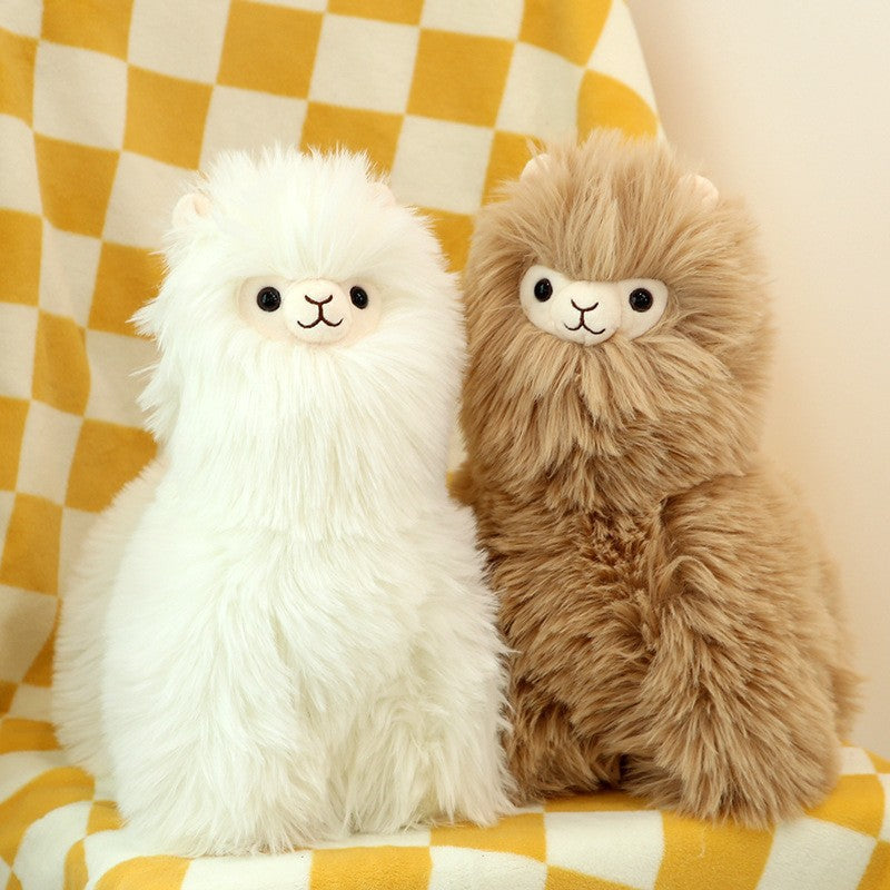 Seth Doodle Cute Alpaca Fleece Toy Long Hair Alpaca Doll Large Pillow Doll Children's Toy Gift