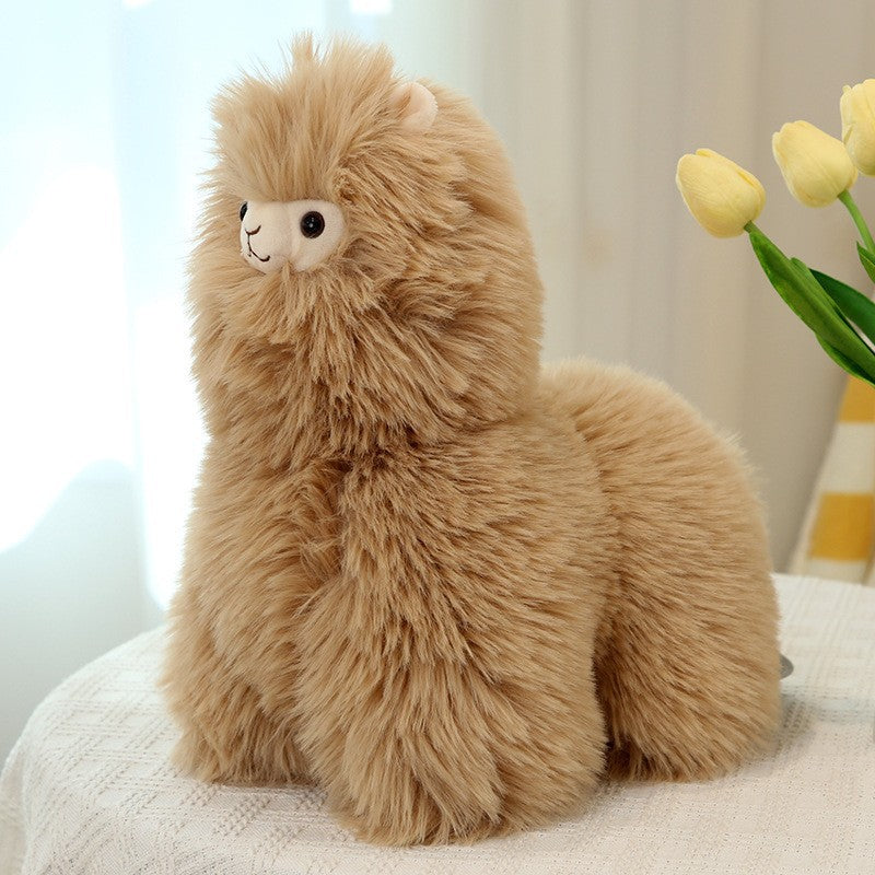 Seth Doodle Cute Alpaca Fleece Toy Long Hair Alpaca Doll Large Pillow Doll Children's Toy Gift