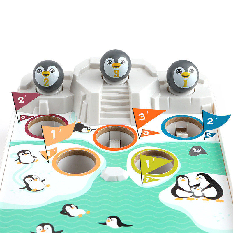 Penguin Icebreaking Mini Billiards For Young Children